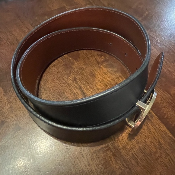 1.5” Tory Burch Reversible Belt XS Smooth Leather main image 4